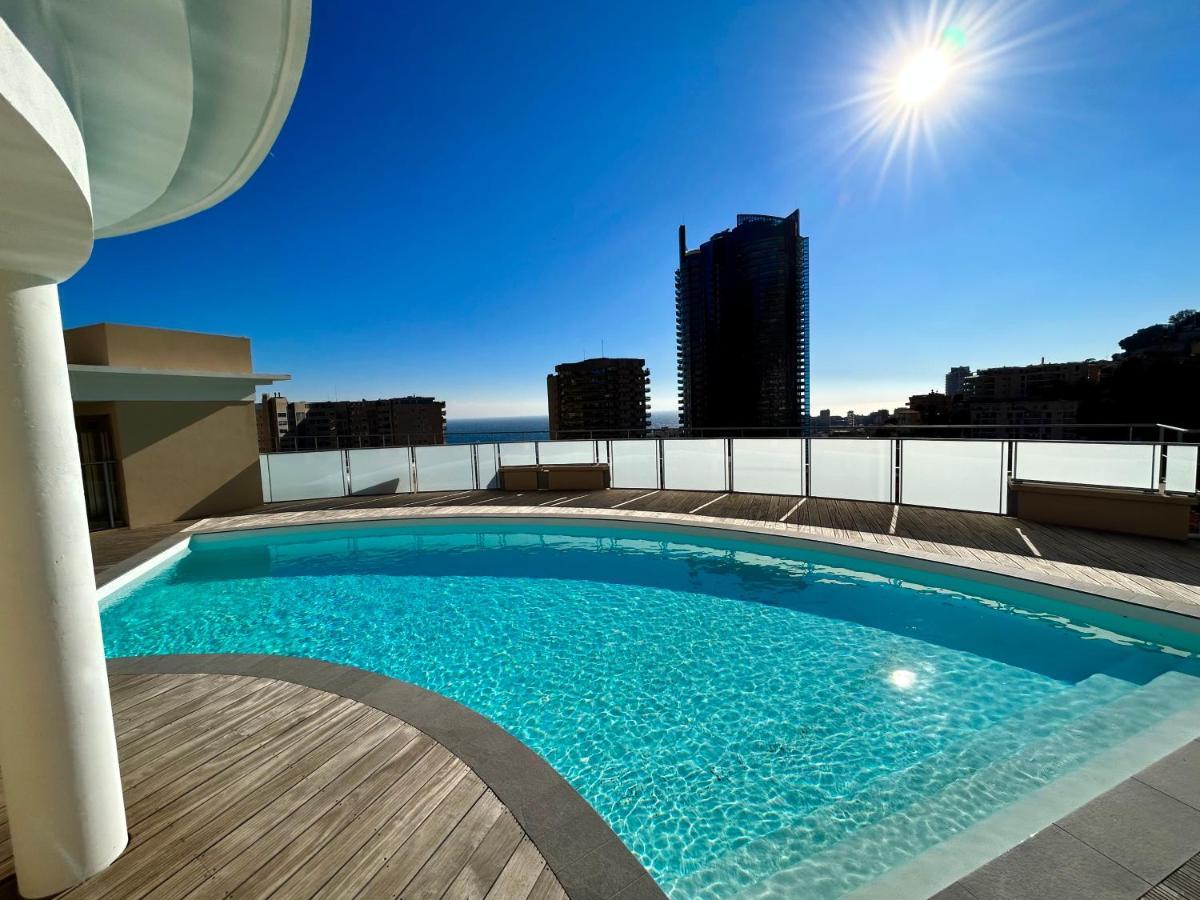 Luxueux Studio Neuf - Frontiere Monaco - Piscine - Parking Prive Bagian luar foto